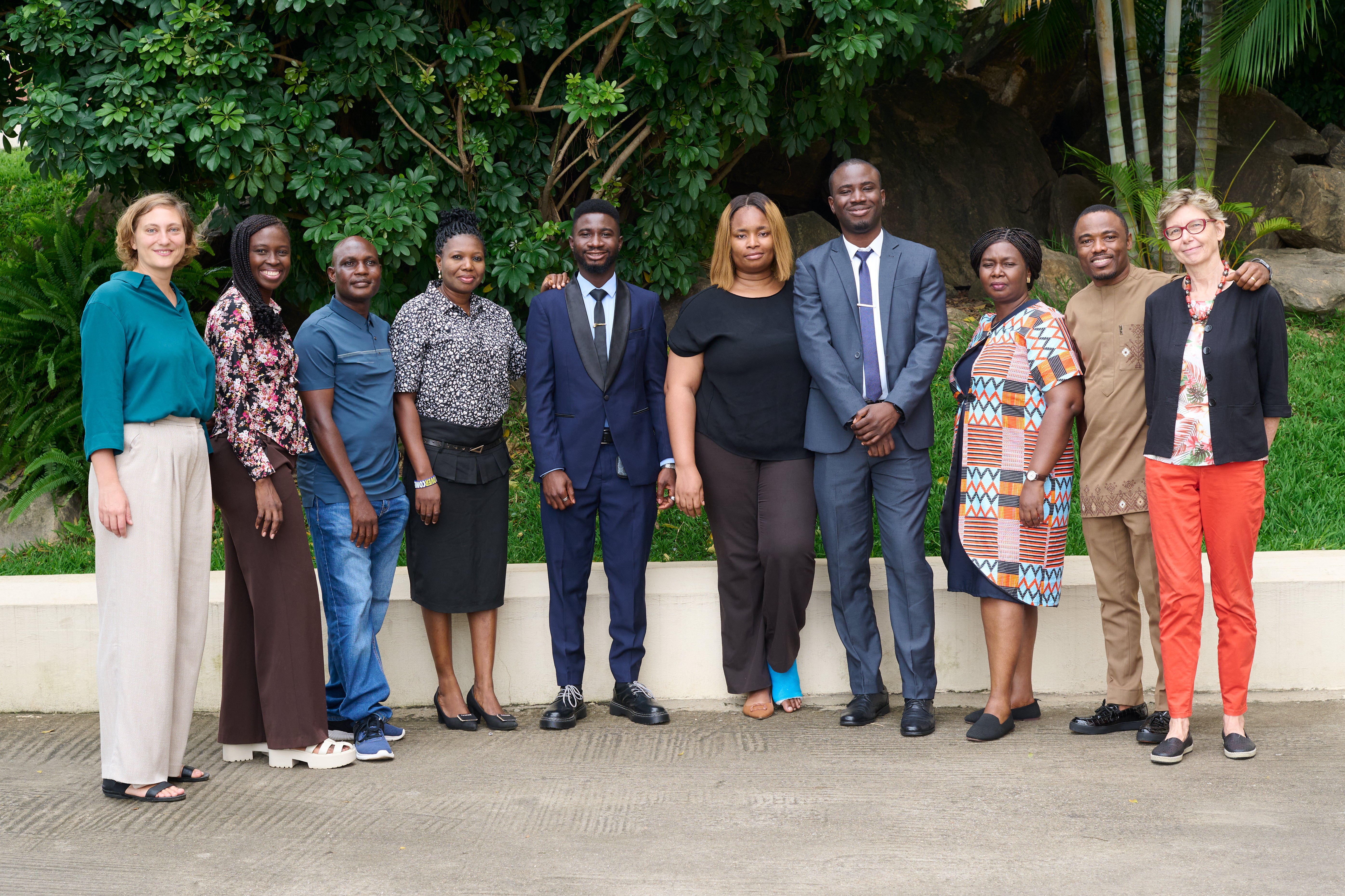 Team of Abuja office of the Heinrich Boell Foundation