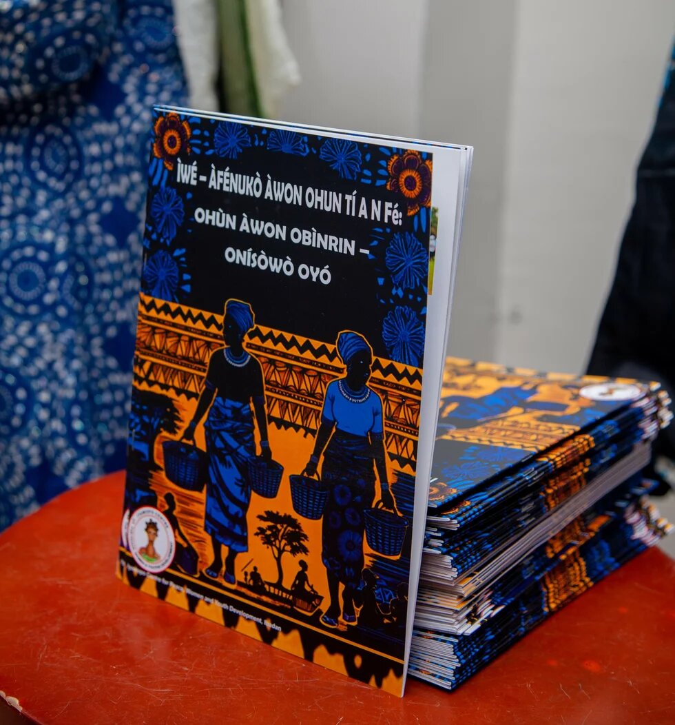 Image of publication placed on table