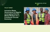 Thumbnail of policy brief on inclusive waste governance in Nigeria. 